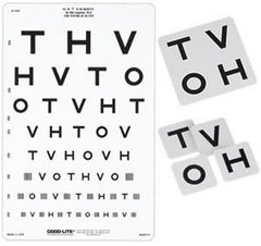 Good-Lite Eye Chart Good-Lite® 20 Foot Measurement Acuity Test