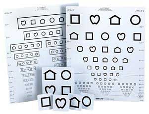 Good-Lite Eye Chart Lea Symbols® 10 Foot Measurement Acuity Test