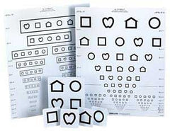 Good-Lite Eye Chart Lea Symbols® 10 Foot Measurement Acuity Test