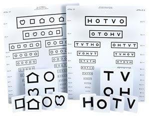 Good-Lite Preschool Eye Test Chart Lea Symbols® 10 Foot Measurement Acuity Test