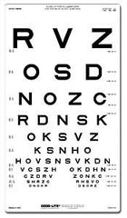 Good-Lite Eye Chart Good-Lite® 10 Foot Measurement Acuity Test