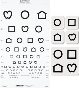 Good-Lite Eye Chart Good-Lite® 20 Foot Measurement Acuity Test