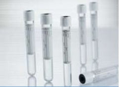 Greiner Bio-One VACUETTE® Venous Blood Collection Tube Plain 13 X 100 mm 6 mL White / Black Ring Pull Cap Polyethylene Terephthalate (PET) Tube