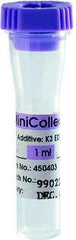 Greiner Bio-One MiniCollect® Capillary Blood Collection Tube Hematology K2 EDTA Additive 11 X 40 mm 500 µL Lavender Rubber Cross-Section Cap Polypropylene Tube
