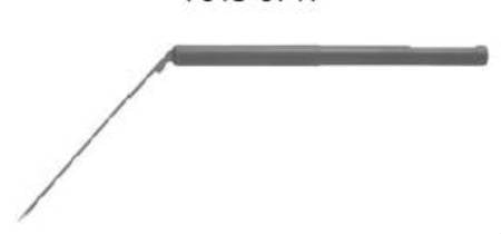 Olympus America Inc Juvenile Myringotomy Knife Gyrus Stainless Steel / Plastic Round Handle Sterile Disposable - M-582072-2483 - Box of 6