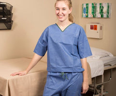 Graham Medical Products Scrub Pants Large Blue Unisex - M-958848-532 - Case of 30