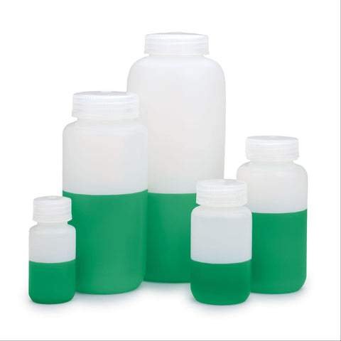 HDPE Wide Mouth Reagent Bottles 60mL ,12 / pk - Axiom Medical Supplies