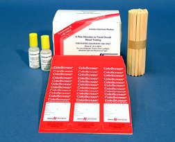 Helena Laboratories Rapid Test Kit ColoScreen® Lab Pack Colorectal Cancer Screening Fecal Occult Blood Test (FOBT) Stool Sample 34 Tests
