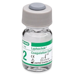 Bio-Rad Laboratories Coagulation Control Lyphochek® PT / APTT / Fibrinogen / TT / ATIII Assays Level 2 12 X 1 mL