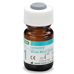 Bio-Rad Laboratories Whole Blood Control Lyphochek® Red Cell Folate / Lead Tests Level 1 6 X 2 mL