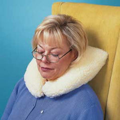 Hermell Products Neck Support Pillow 13 Inch Depth Polyester Fiber Hook and Loop Strap Fastening