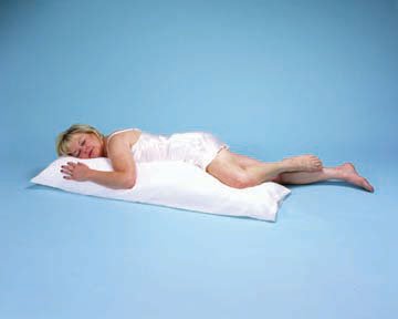 Hermell Products Body Support Pillow 16 W X 52 D Inch Foam Freestanding