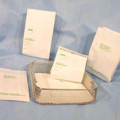 Healthmark Industries Sterilization Bag 2 X 4-3/4 X 10 Inch White Medical Grade Paper