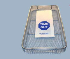 Healthmark Industries Sterilization Bag ProSys™ Steam 2 X 5 X 13 Inch White / Blue Open End Paper