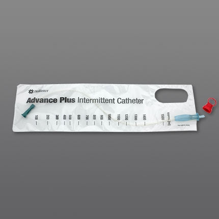 Hollister Intermittent Catheter Kit Advance Plus™ Straight Tip 10 Fr. Without Balloon PVC