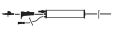 ICU Medical Inline Burette Set 18 Inch Tubing - M-463786-1960 - Case of 20