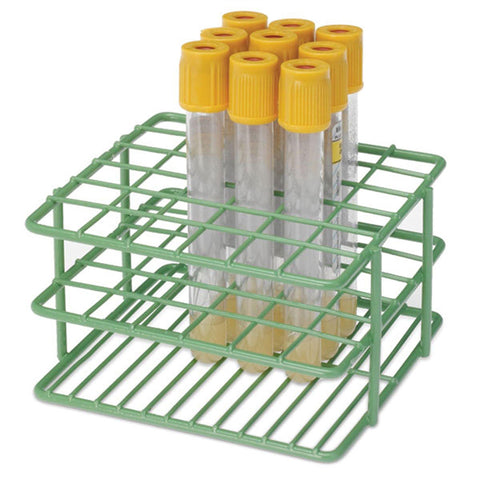 Half-Size Epoxy Wire Rack for 10mm-13mm Tubes Half-Size Epoxy Rack for 10mm-13mm Tubes ,1 Each - Axiom Medical Supplies
