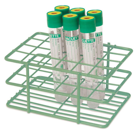 Half-Size Epoxy Wire Rack for 15mm-16mm Tubes Half-Size Epoxy Rack for 15mm-16mm Tubes ,1 Each - Axiom Medical Supplies