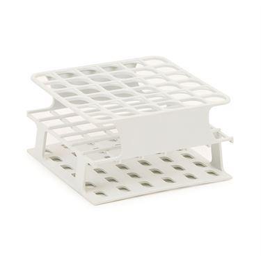 Half-Size Freezer Rack for 16mm Tubes For 16mm Tubes • Holds 36 • 5"L x 5"W x 2.75"H ,1 Each - Axiom Medical Supplies