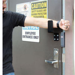 Hands Free Arm and Foot Pull Door Openers Hands Free Arm Pull Door Opener • Antimicrobial Black Powder Coating ,5 / pk - Axiom Medical Supplies