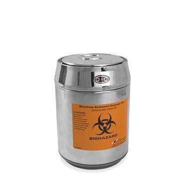 Hands-Free Biohazard Waste Can 1.5L Hands-Free Biohazard Waste Can ,1 Each - Axiom Medical Supplies