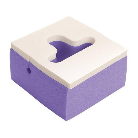 Head Rest with Visco Topper Slotted Head Positioner with Visco Topper* ,12 / pk - Axiom Medical Supplies