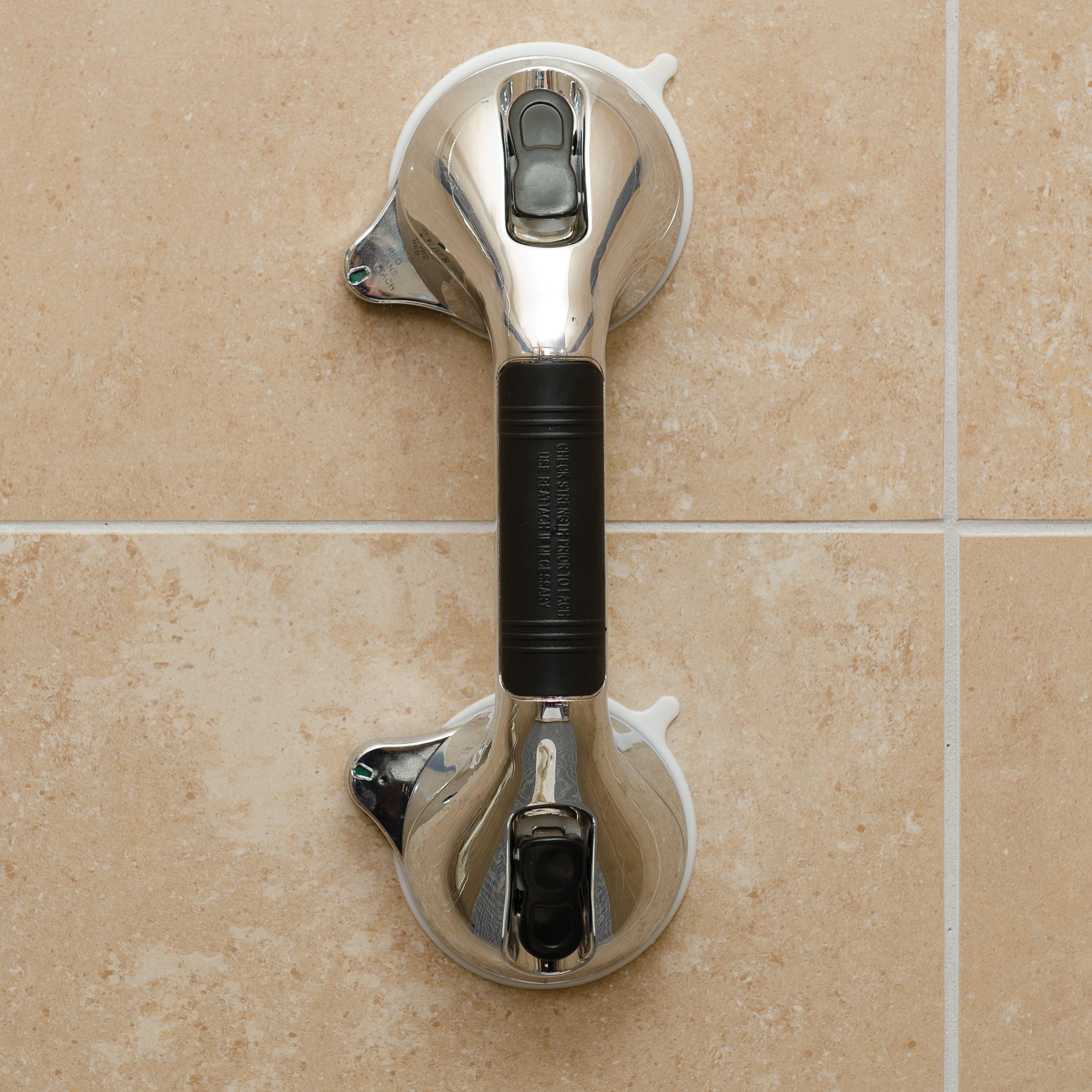 HealthSmart Suction Cup Grab Bars with BactiX Antimicrobial AM-521-1562-1912