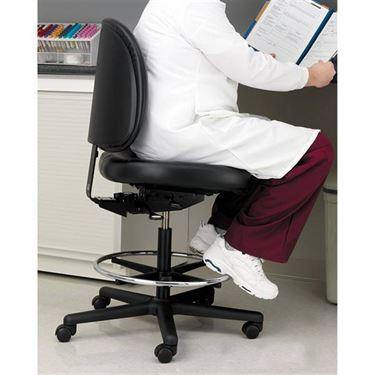 Heavy Duty Lab Stool Stool • 29.5"W x 20"D x 49.5"H ,1 Each - Axiom Medical Supplies