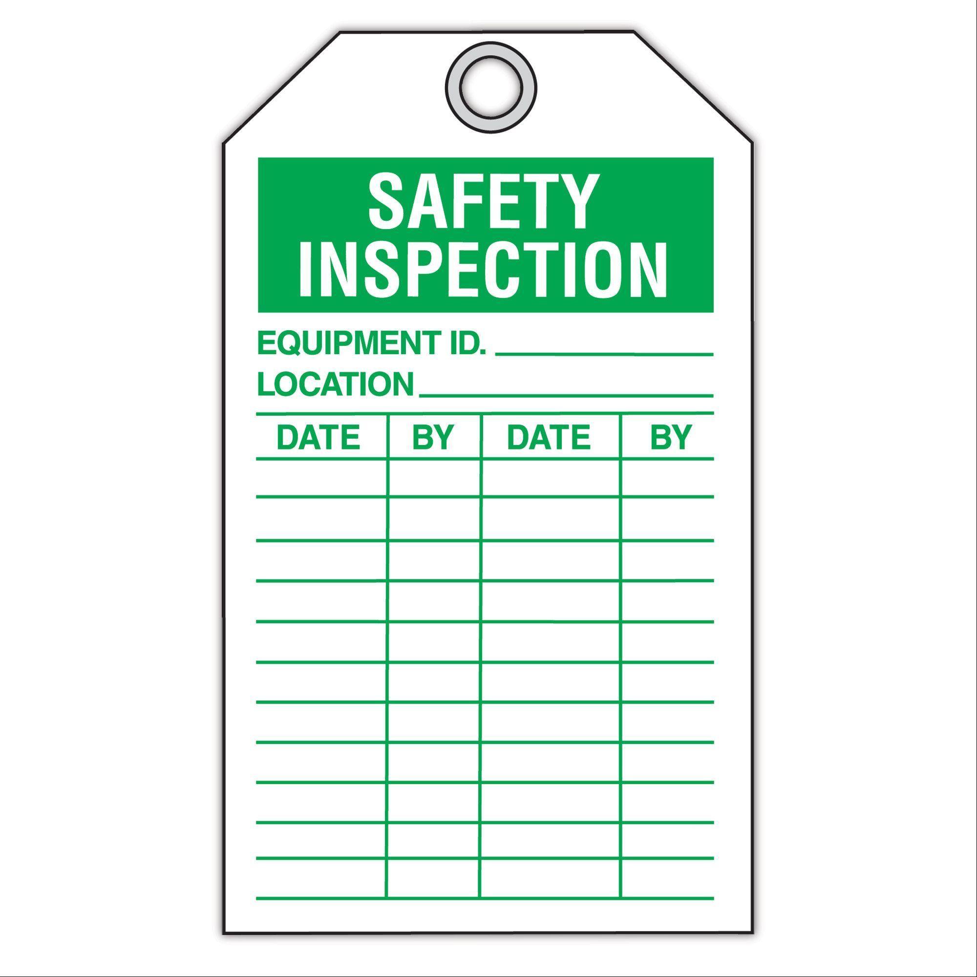Medical Kit Inspection Tag Heavy-Duty Safety Inspection Tags Heavy-Duty Safety Inspection Tags ...