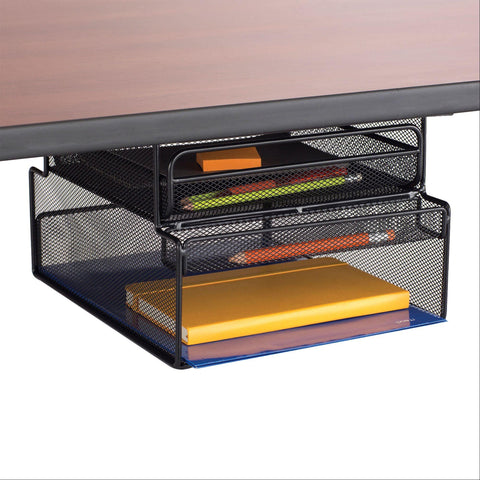 Horizontal Hanging Onyx Solid Top Storage Organizer Mountable • 10.25"W x 12.375"D x 7.25"H ,1 Each - Axiom Medical Supplies