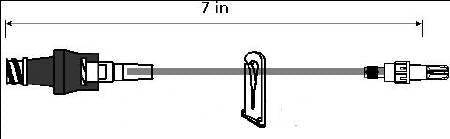 ICU Medical Extension Set 60 Inch Tubing DEHP-Free - M-543401-1974 - Case of 50