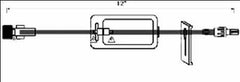 ICU Medical Extension Set 12 Inch Tubing 4.8 mL Priming Volume DEHP-Free - M-579126-1944 - Each