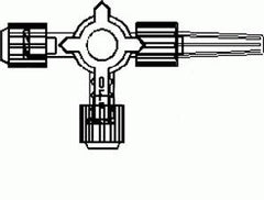 ICU Medical Stopcock 3 Way - M-664738-2110 - Case of 50