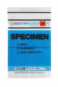 Minigrip Specimen Transport Bag with Document Pouch Lab Guard® TearZone® 6 X 9 Inch Polyethylene Zip Closure Biohazard Symbol / Storage Instructions NonSterile - M-1147033-3061 - Case of 1000