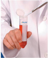 Fisher Scientific Nunc™ EZFlip™ Centrifuge Tube Conical Bottom Plain 15 mL Without Color Coding Hinged Snap Cap Polypropylene Tube - M-1073213-1793 - Case of 500