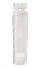 Fisher Scientific Nunc™ Storage Tube Flat Bottom Plain 2 mL Without Color Coding Screw Cap Plastic Tube - M-1114557-3204 - Case of 480