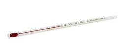 Fisher Scientific Liquid-in-Glass Thermometer Thermo Scientific™ Reacti-Therm™ Celsius 0° to 100°C Partial Immersion Does Not Require Power - M-1076287-3331 - Each