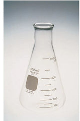 Fisher Scientific Erlenmeyer Flask Pyrex™ Pyrex Borosilicate Glass 500 mL (16 oz.) - M-1081963-906 - Pack of 6