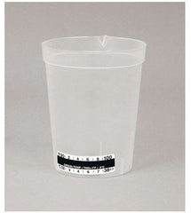 Fisher Scientific Beaker Cup Therapak™ Wide Mouth 180 mL - M-1112027-4337 - Case of 500