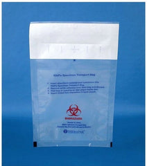 Fisher Scientific Specimen Transport Bag with Document Pouch Therapak® 95kPa Compliant 12 X 15 Inch Plastic Adhesive Closure Biohazard Symbol / Instructions for Use NonSterile - M-950894-1836 - Case of 250