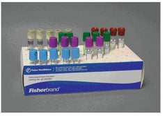 Fisher Scientific Disposable Blood Tube Rack Fisherbrand™ 40 Place 12 X 75 mm / 16 X 100 mm Tube Size White - M-1129749-1669 - Case of 100