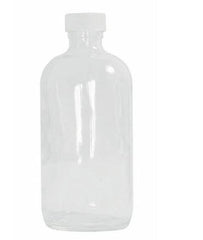 Fisher Scientific Boston Round Bottle Qorpak™ Glass 16 oz. - M-1124483-1758 - Case of 12