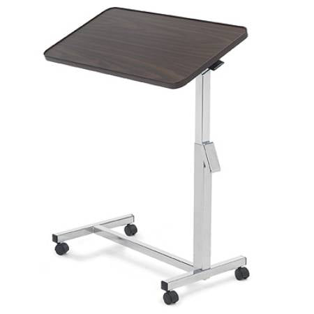 Invacare Overbed Table Tilt-Top Automatic Spring Assisted Lift 28 to 40 Inch Height Range