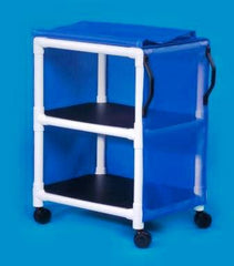 IPU Linen / Multipurpose Cart Standard Line 2 Shelves PVC 3 Inch Twin Casters - M-541202-2126 - Each