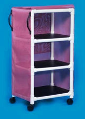 IPU Linen / Multipurpose Cart Standard Line 3 Shelves PVC 3 Inch Twin Casters - M-549840-3981 - Each