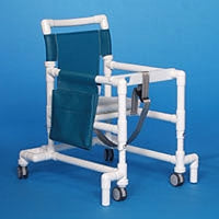 IPU Walker with Wheels Adjustable Height PVC Frame 250 lbs. Weight Capacity 23 to 29 Inch Height