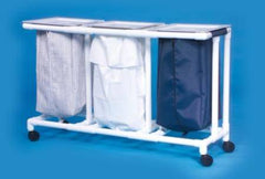 IPU Triple Hamper with Bags Select 4 Casters 39 gal. - M-586856-4939 - Each