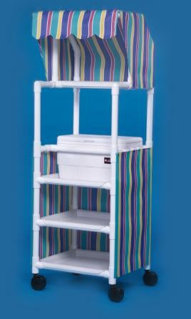 IPU Ice Cart 24 X 26.5 X 77 Inch 24 X 26 Inch Shelves, 10 Inch Spacing