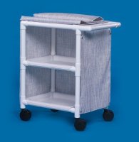 IPU Utility Cart 31 X 37 X 20 Inch Wineberry