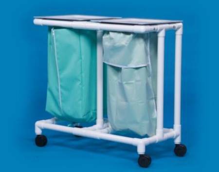 IPU Double Hamper with Bags Select 4 Casters 39 gal. - M-704702-2928 - Each